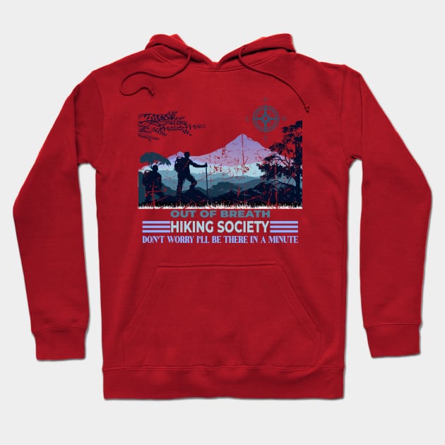 hiking society Hoodie by jorinde winter designs